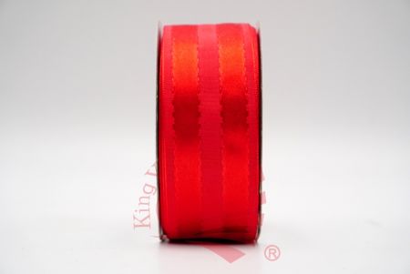 Matte & Glossy Woven Ribbon_red